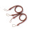 Worallymy polyester curtain holdback set 2 pieces 2