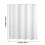 Modern Minimalist Shower Curtain Plain Color 1 Pack 2