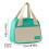 Bolsa térmica Zeceouar para almoço, formato trapezoidal, 1 peça 2