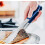 Stainless Steel Tong with Blue Handle 12 inch 3