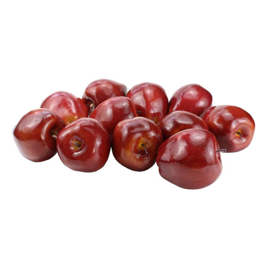 12Pcs Lifelike Red Artificial Apples Foam Home Decor 1