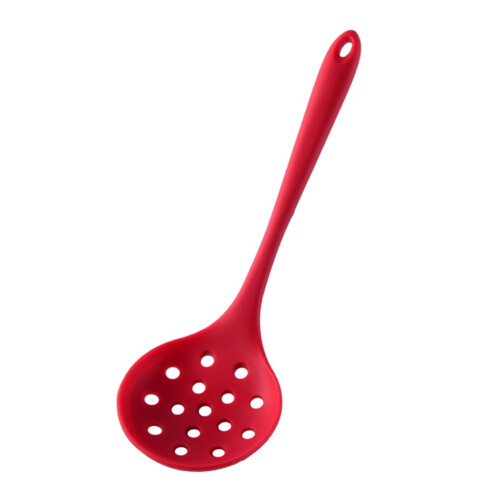 Colher de silicone com furo para pendurar, 28,5 cm