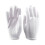 4 paires de gants de protection en coton blanc 1