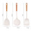 Espátula de cozinha de silicone com cabo de madeira 3