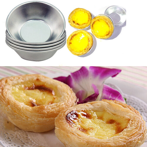 Æggetærteform i aluminium til cupcakes, 5 stk. 2
