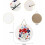 10Inch Wooden Welcome Wreath with Flag Design 2