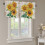 A-546 D Window Valance Cottage Sunflower Pattern 18x54 4