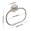 Staron Oval Stainless Steel Towel Ring – Black 2