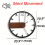 Classical Silent Wall Clock with Pendulum, Black 3