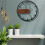 Classical Silent Wall Clock with Pendulum, Black 5