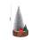 Mini Plastic Christmas Tree Decor – Silver, Green, Gold 3