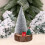 Mini Plastic Christmas Tree Decor – Silver, Green, Gold 5