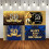 Black & Gold50th Birthday Backdrop Vinyl 2
