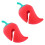 Lève-couvercles en silicone – Forme de poivron (lot de 2) 5