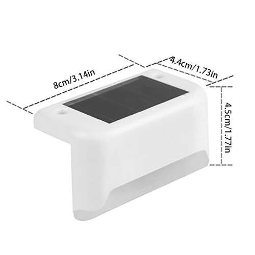 Solar LED Deck Lights Outdoor Waterproof 4 Pack 2
