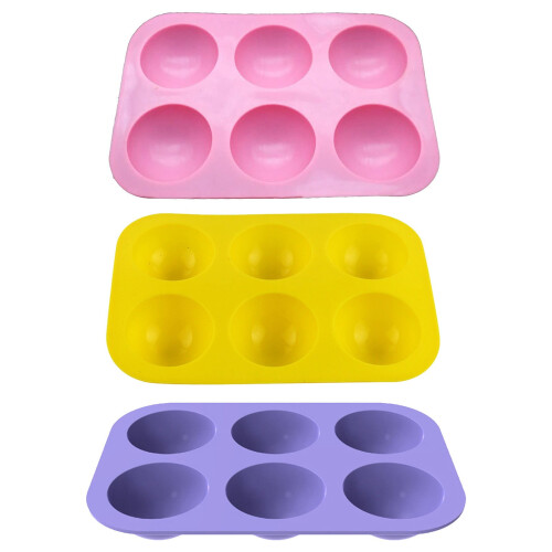 Fruit-Shaped Silicone Baking Molds3-Piece Set 1
