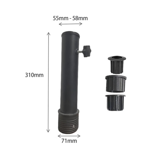 Staffa di montaggio per ombrellone per pali da 55–58 mm 2