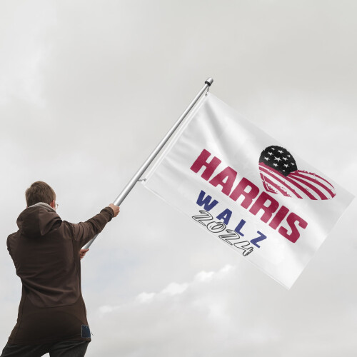Harris Walz2024Presidential Flag3x5ft 1