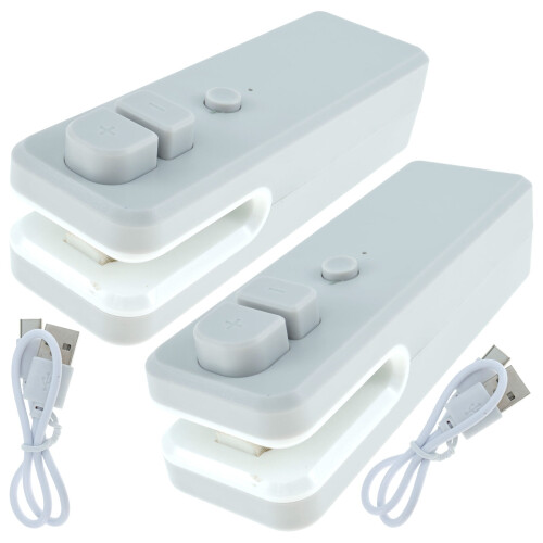 Coupe-sacs et scelleuse de sacs rechargeable USB (1 pièce) 2