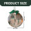 Clear Fillable Christmas Baubles 80mm (3.15") 3