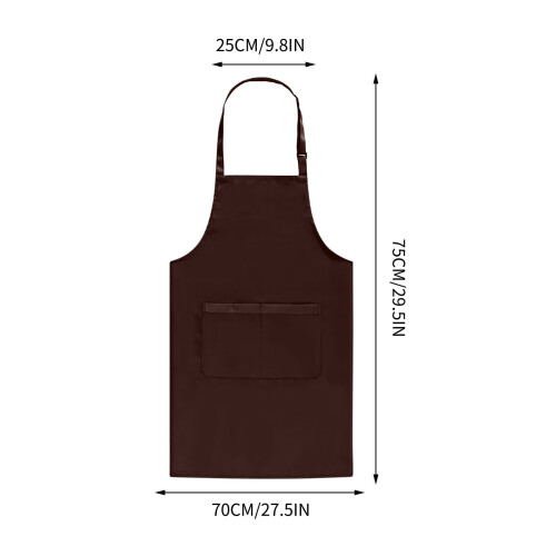 Chef Apron Unisex Stain-Resistant with Pockets 2