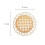 Bamboo and Rattan Coasters Round 11cm 3