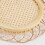 Bamboo and Rattan Coasters Round 11cm 5