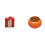 Persimmon-Shaped Ceramic Seasoning Pot with Lid 3