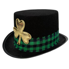 Top Hat For Patrick's Day Festivities Comfortable-Black