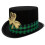 Top Hat For Patrick's Day Festivities Comfortable-Black 1