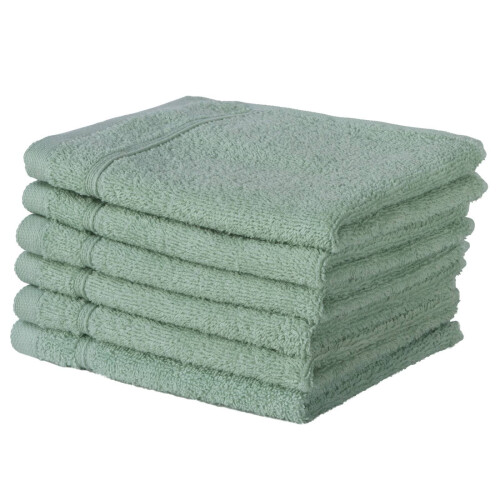 Paños de algodón turco verde azulado 100% puro