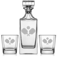 Whisky karafset met 2 old fashioned glazen