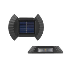 Solar wandlamp voor buiten, decoratieve tuinverlichting (1 stuk)