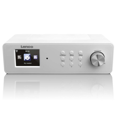 Internet-Küchenradio mit FM, Timer, Weiß