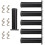 Durability Furniture Support Legs with Nonslip Base-Black 1