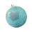 Christmas Tree Baubles Sequin Glitter 8CM Black 2