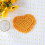 Sottobicchiere a forma di cuore in cotone intrecciato con nappe 4
