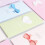 3D-mönster gratulationskort papper 10-pack 16x8cm 5