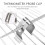 Universal Meat Thermometer Probe Clip Holder Set of2 4