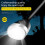 Lampe de lecture LED pour cou avec 3 niveaux de luminosité 3