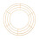 Wire wreath frame gold 35 cm 4