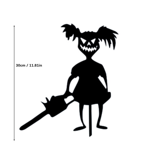 Halloween iron wire yard signs metal stakes 1 pack 2