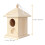 Nichoir en bois naturel pour perruches 3