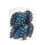 Navy Glitter Pinecone Christmas Ornaments 3.54 in 8-Pack 6