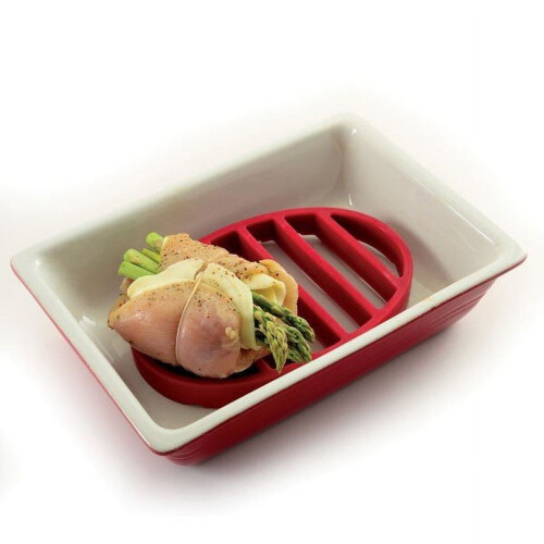 Norpro Red Silicone Roasting Rack 2