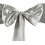 25 fasce per sedia in argento 6x106 cm 2