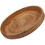 Plateau à dessert rond en rotin 22 cm 3