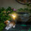 Hunde-Gartenfigur mit Solar-LED-Beleuchtung, Außendekoration 3