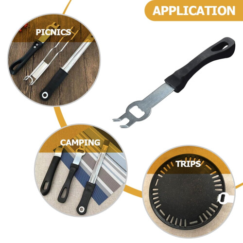 Grillristløfter i rustfritt stål, 25,5 cm 1
