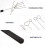 Candy Dipping Spoon Stainless Steel Black 10 pcs 7